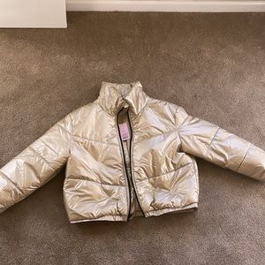 Gold Puffer Coat
